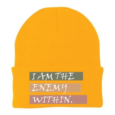 I Am The Enemy Within Knit Cap Winter Beanie