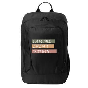 I Am The Enemy Within City Backpack