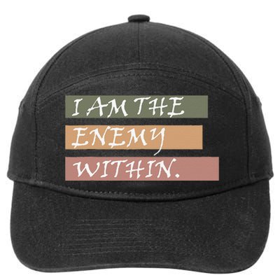 I Am The Enemy Within 7-Panel Snapback Hat