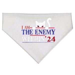 I Am The Enemy Within Kamala Harris 2024 USA-Made Doggie Bandana