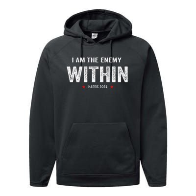 I Am The Enemy Within Performance Fleece Hoodie