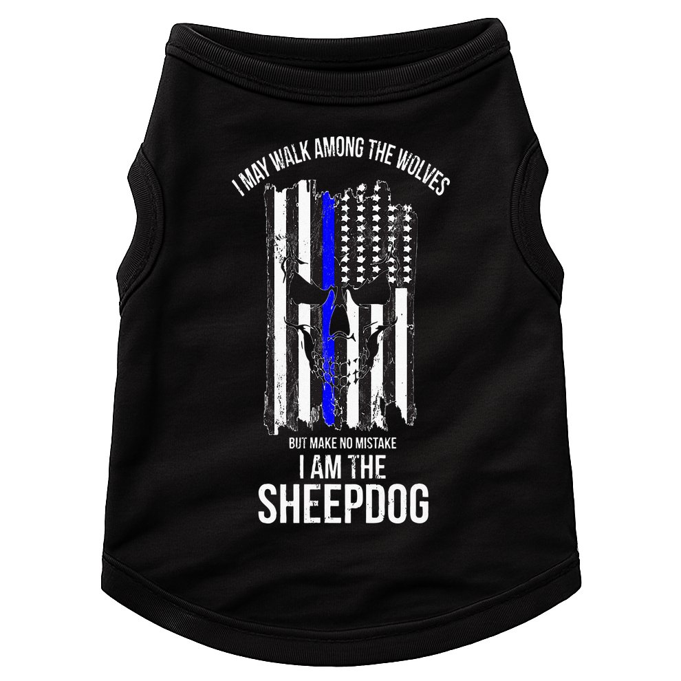 I Am The Sheepdog I Walk Among The Wolves Police Doggie Tank