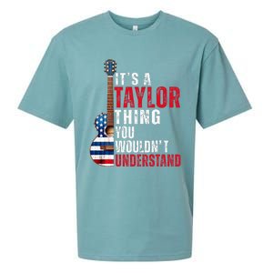 ItS A Taylor Thing You WouldnT Understand American Flag Sueded Cloud Jersey T-Shirt