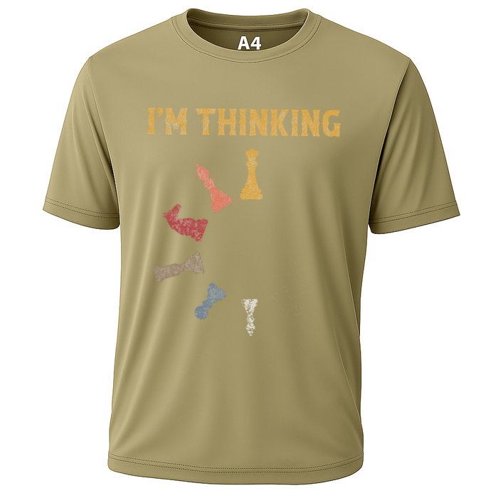 I Am Thinking Chess Pieces IM Thinking Chess Player Lover Performance Shirt