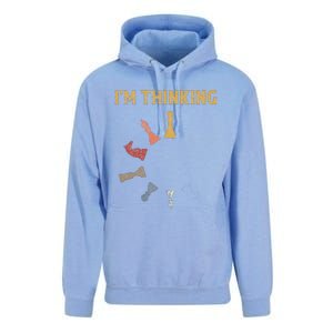 I Am Thinking Chess Pieces IM Thinking Chess Player Lover Unisex Surf Hoodie