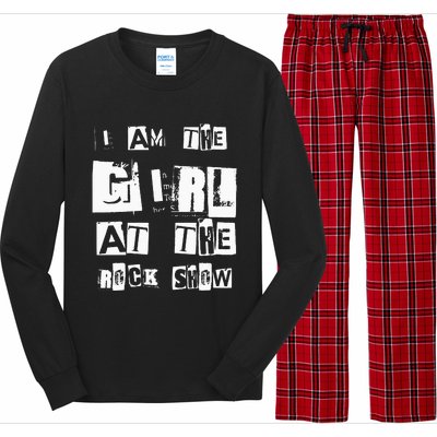 I Am The Girl At The R.O.C.K Show Rock Music Lover Long Sleeve Pajama Set