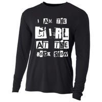 I Am The Girl At The R.O.C.K Show Rock Music Lover Cooling Performance Long Sleeve Crew