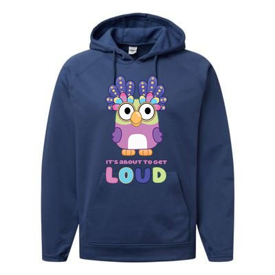 Its About To Get Loud Chattermax Tea Party Hide And Seek Performance Fleece Hoodie