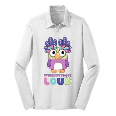 Its About To Get Loud Chattermax Tea Party Hide And Seek Silk Touch Performance Long Sleeve Polo