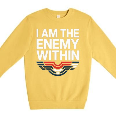 I Am The Enemy Within Premium Crewneck Sweatshirt