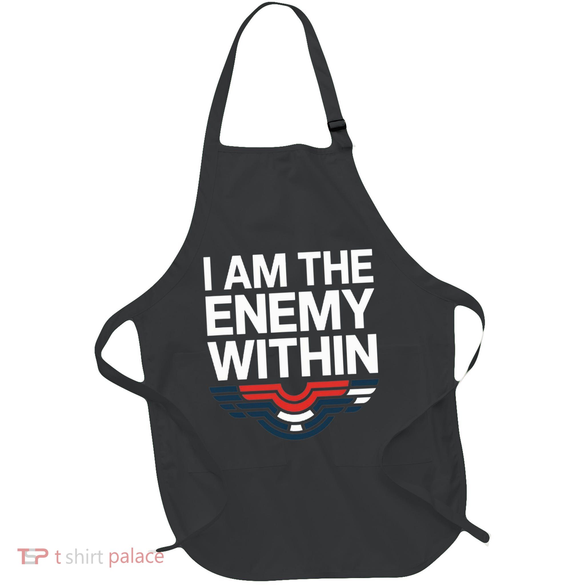 I Am The Enemy Within Full-Length Apron With Pockets