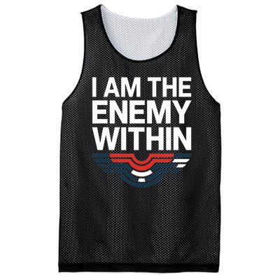 I Am The Enemy Within Mesh Reversible Basketball Jersey Tank