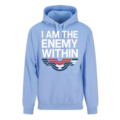 I Am The Enemy Within Unisex Surf Hoodie