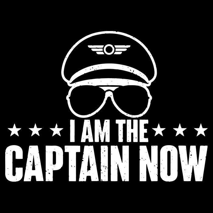 I Am The Captain Now Airplane Aircraft Lover Airline Pilot Cooling Performance Crew T-Shirt