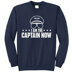 I Am The Captain Now Airplane Aircraft Lover Airline Pilot Sweatshirt