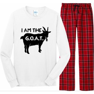 I Am The GOAT Greatest Of All Time Athletics Champion Long Sleeve Pajama Set