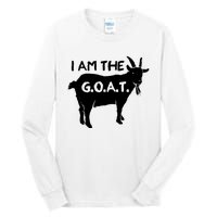 I Am The GOAT Greatest Of All Time Athletics Champion Tall Long Sleeve T-Shirt