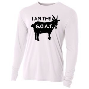 I Am The GOAT Greatest Of All Time Athletics Champion Cooling Performance Long Sleeve Crew