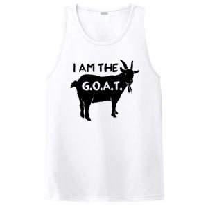 I Am The GOAT Greatest Of All Time Athletics Champion PosiCharge Competitor Tank