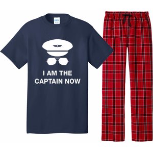 I Am The Captain Now Funny Pilot Pajama Set