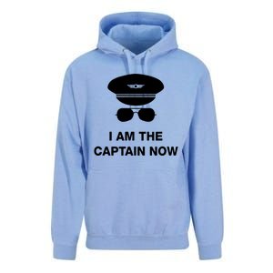 I Am The Captain Now Funny Pilot Unisex Surf Hoodie