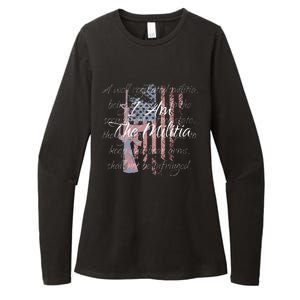 I Am The Militia Pro 2nd Amendment Proud American Flag Gift Womens CVC Long Sleeve Shirt