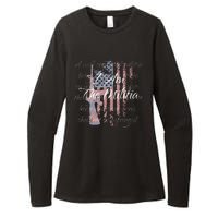 I Am The Militia Pro 2nd Amendment Proud American Flag Gift Womens CVC Long Sleeve Shirt