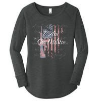 I Am The Militia Pro 2nd Amendment Proud American Flag Gift Women's Perfect Tri Tunic Long Sleeve Shirt