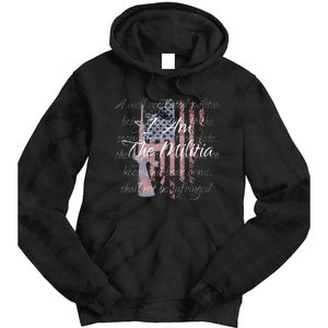 I Am The Militia Pro 2nd Amendment Proud American Flag Gift Tie Dye Hoodie