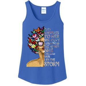 I Am The Storm Black History Month Black Queen Natural Afro Gift Ladies Essential Tank