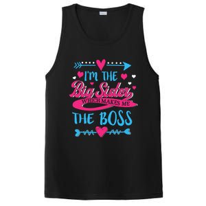 I Am The Big Sister Which Makes Me The Boss Meaningful Gift PosiCharge Competitor Tank