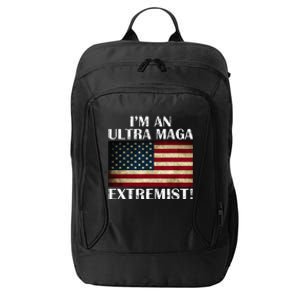 IM An Ultra Maga Extremist Flag America City Backpack