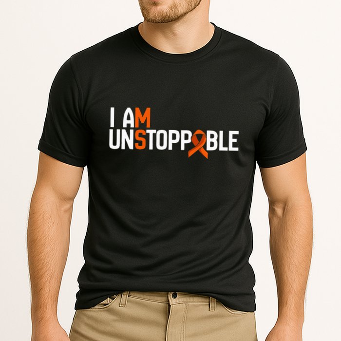 I Am Unstoppable Multiple Sclerosis Ms Awareness Performance Shirt