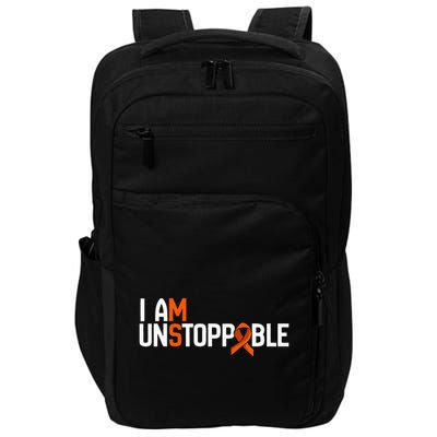I Am Unstoppable Multiple Sclerosis Ms Awareness Impact Tech Backpack