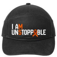 I Am Unstoppable Multiple Sclerosis Ms Awareness 7-Panel Snapback Hat