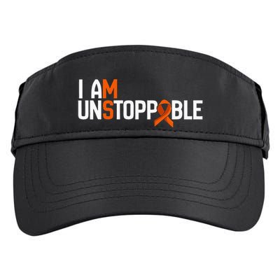 I Am Unstoppable Multiple Sclerosis Ms Awareness Adult Drive Performance Visor