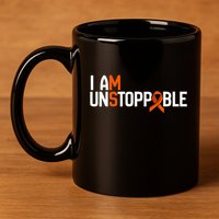 I Am Unstoppable Multiple Sclerosis Ms Awareness 11oz C Handle Ceramic Mug