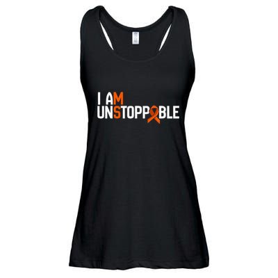 I Am Unstoppable Multiple Sclerosis Ms Awareness Ladies Essential Flowy Tank