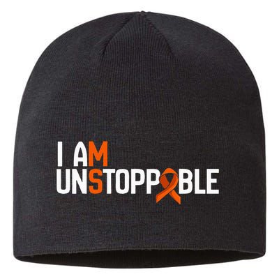 I Am Unstoppable Multiple Sclerosis Ms Awareness Sustainable Beanie