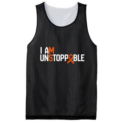 I Am Unstoppable Multiple Sclerosis Ms Awareness Mesh Reversible Basketball Jersey Tank