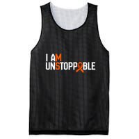 I Am Unstoppable Multiple Sclerosis Ms Awareness Mesh Reversible Basketball Jersey Tank