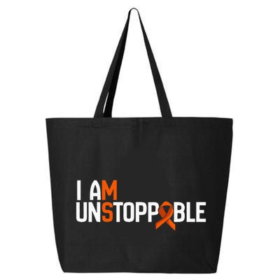 I Am Unstoppable Multiple Sclerosis Ms Awareness 25L Jumbo Tote