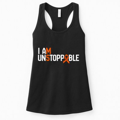 I Am Unstoppable Multiple Sclerosis Ms Awareness Womens Tank Top