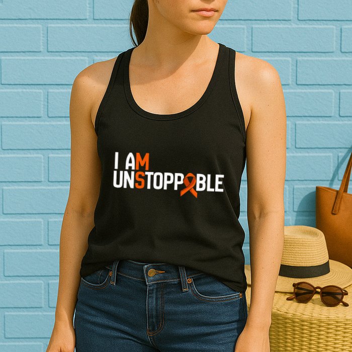 I Am Unstoppable Multiple Sclerosis Ms Awareness Womens Tank Top