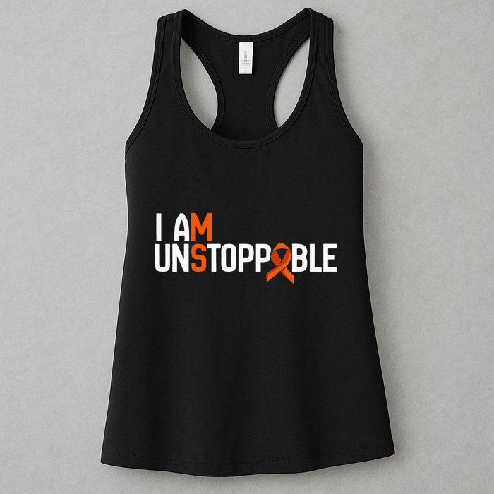 I Am Unstoppable Multiple Sclerosis Ms Awareness Womens Tank Top