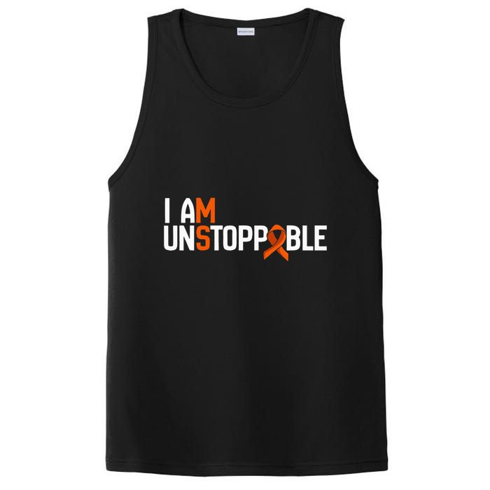 I Am Unstoppable Multiple Sclerosis Ms Awareness PosiCharge Competitor Tank