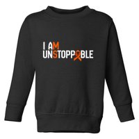I Am Unstoppable Multiple Sclerosis Ms Awareness Toddler Sweatshirt