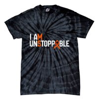 I Am Unstoppable Multiple Sclerosis Ms Awareness Tie-Dye T-Shirt