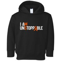 I Am Unstoppable Multiple Sclerosis Ms Awareness Toddler Hoodie