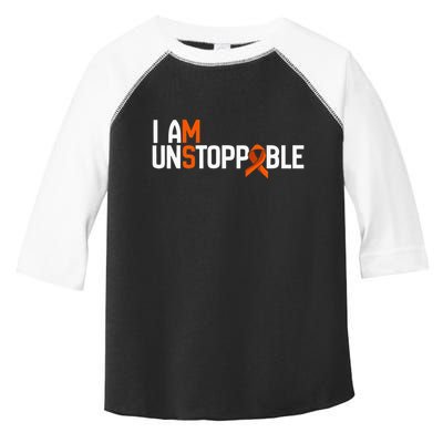 I Am Unstoppable Multiple Sclerosis Ms Awareness Toddler Fine Jersey T-Shirt